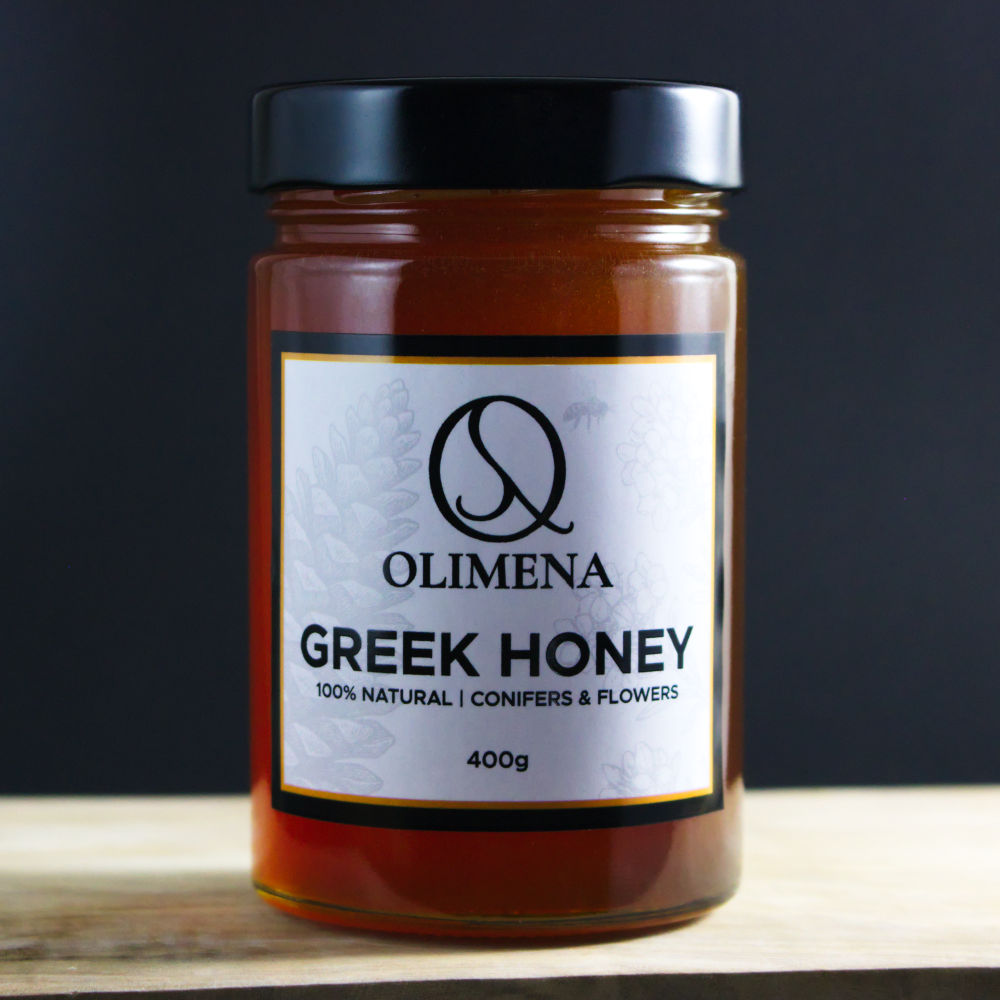 Rauwe Griekse honing