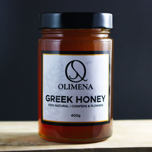 Rauwe Griekse honing